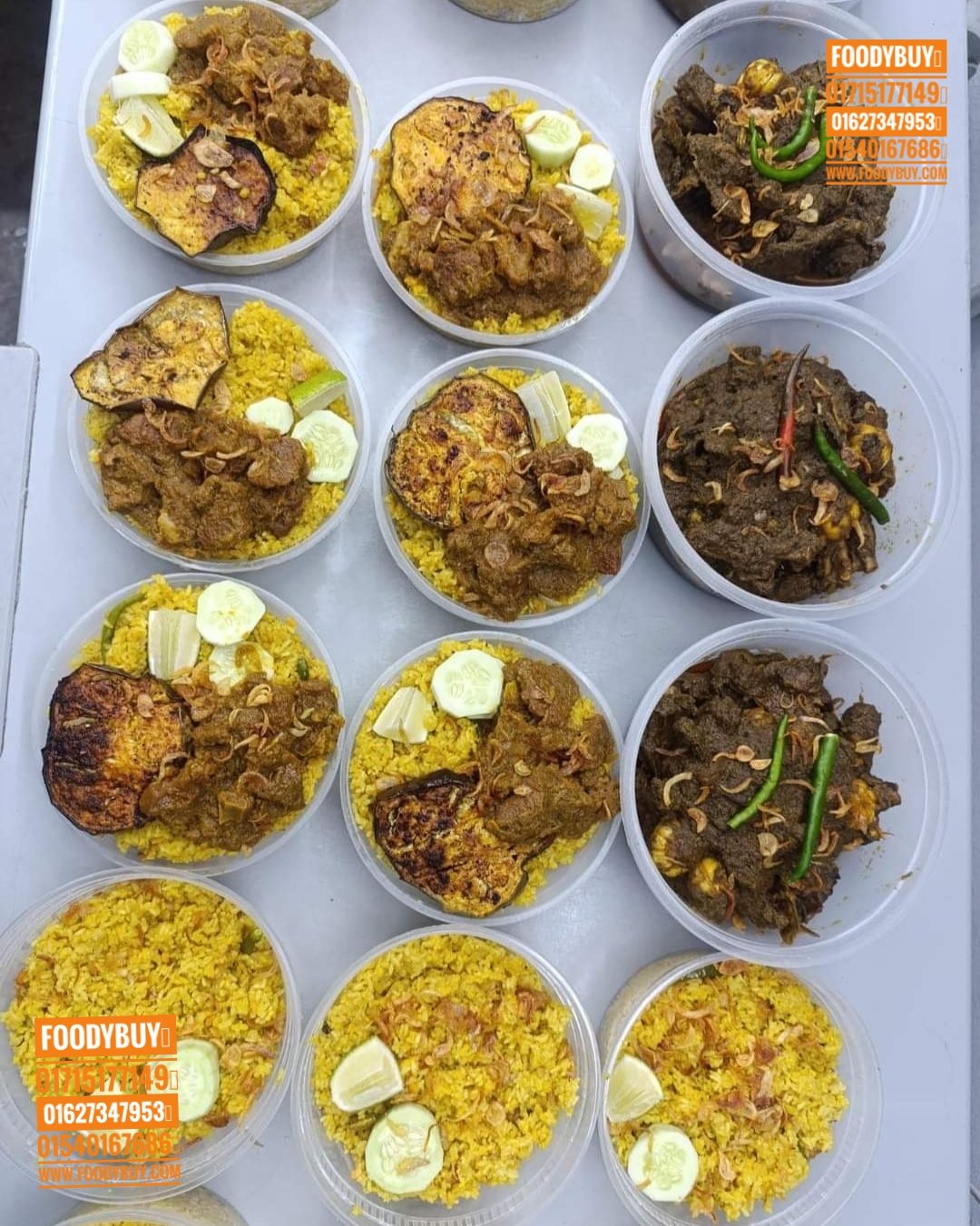 খিচুড়ি সেট মেনু – 11
🥘 বিফ খিচুড়ি
🍆বেগুন ভাজা
🥗 সালাদ - Image 3